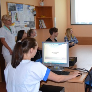 Exkurze SZŠ AGEL na radiologickém oddělení Vítkovické nemocnice