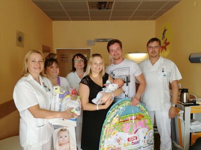 Tisící miminko narozené letos ve Vítkovické nemocnici se jmenuje Zlatan