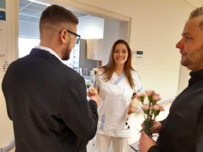 Karafiáty zpestřily den ženám ve Vítkovické nemocnici v Ostravě
